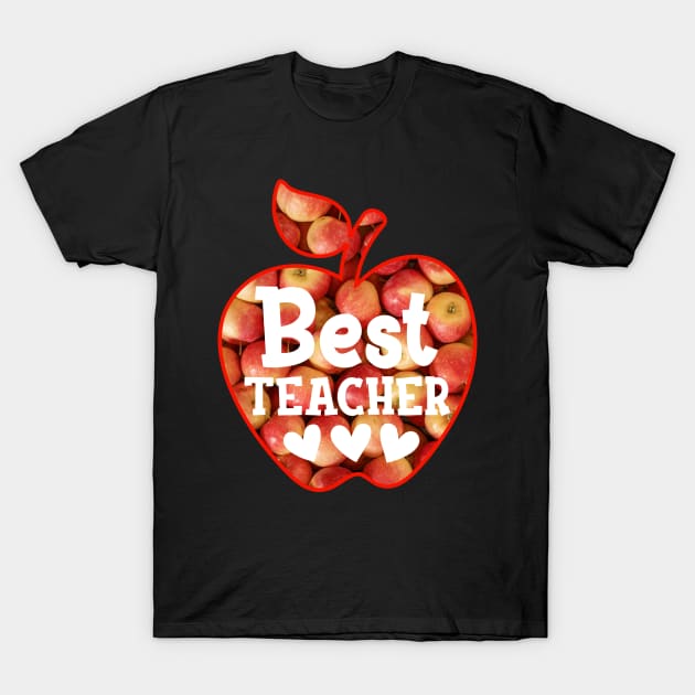 Best Teacher T-Shirt by SpacemanTees